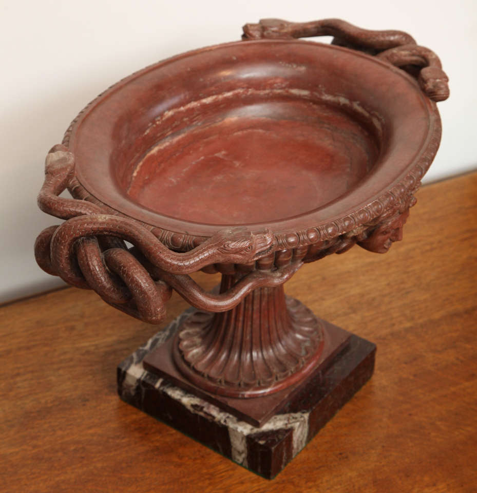 19th Century Marble Tazza In Good Condition For Sale In New York, NY