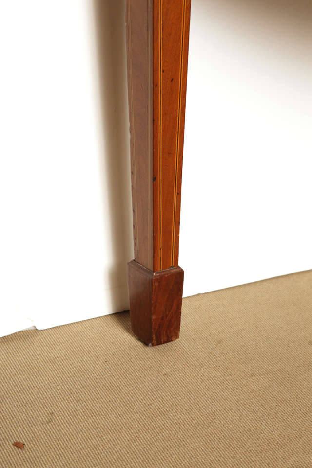 18th Century English, Satinwood Demi-Lune Serving Table Circa 1790 4