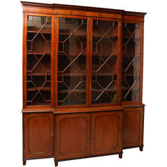 Scottish Regency Breakfront Bookcase 4