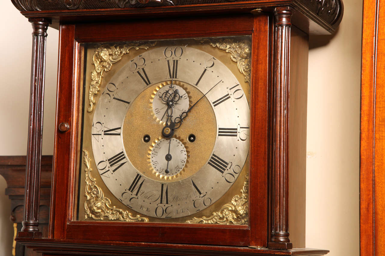 18th Century and Earlier Irish, George III, Tall Longcase Clock, Circa 1760