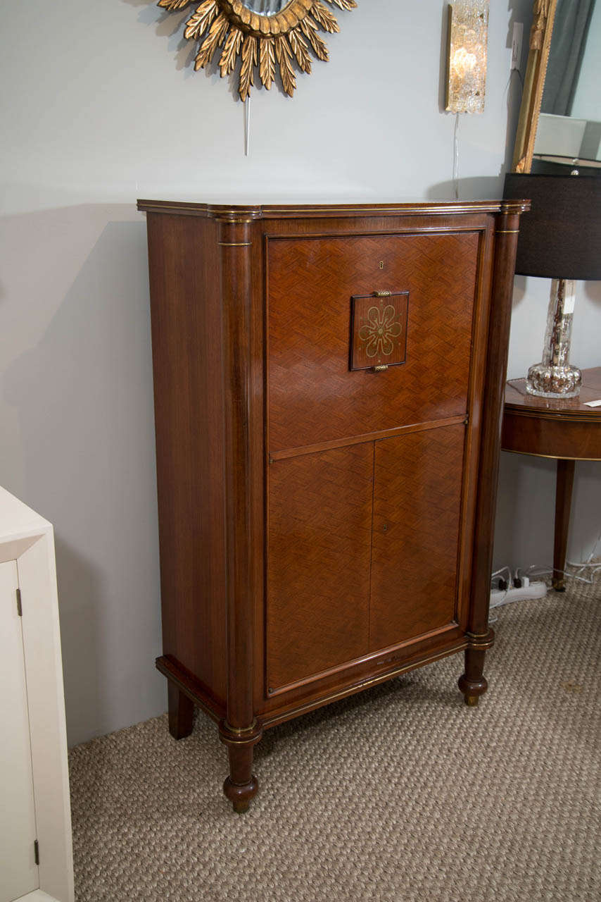 20th Century A Leleu Bar Cabinet