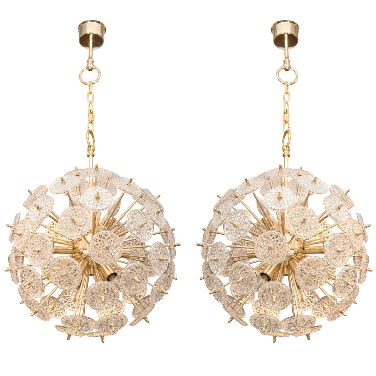 A Pair of Sputnik Chandeliers