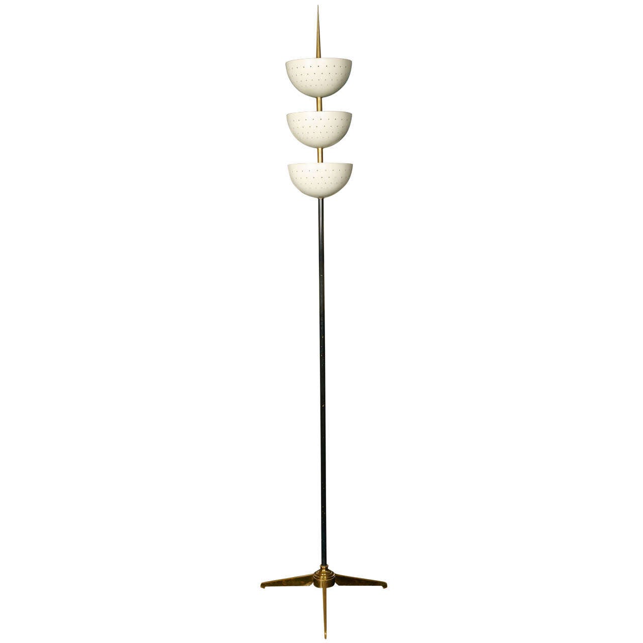 Very Rare and Exquisite Sculptural Floor Lamp by Angelo Lelli