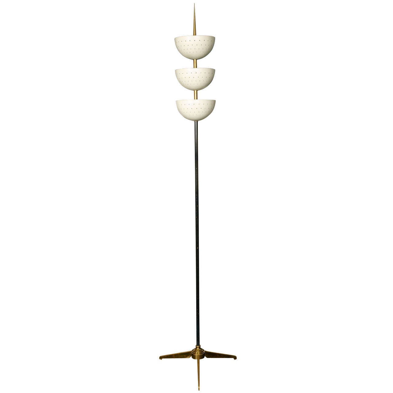 Very Rare and Exquisite Sculptural Floor Lamp by Angelo Lelli at 1stdibs