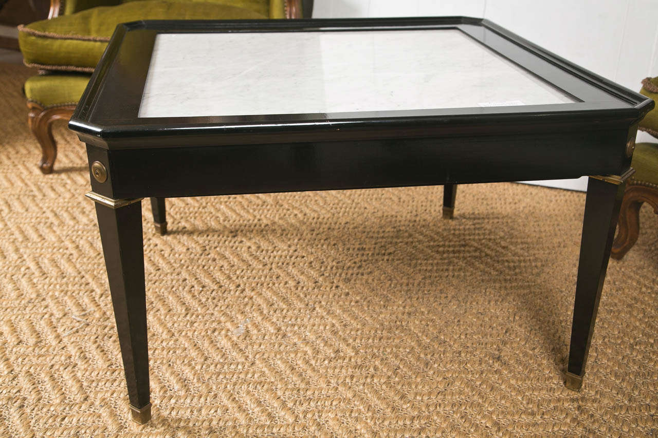 Maison Jansen Coffee Table With Marble Top 1