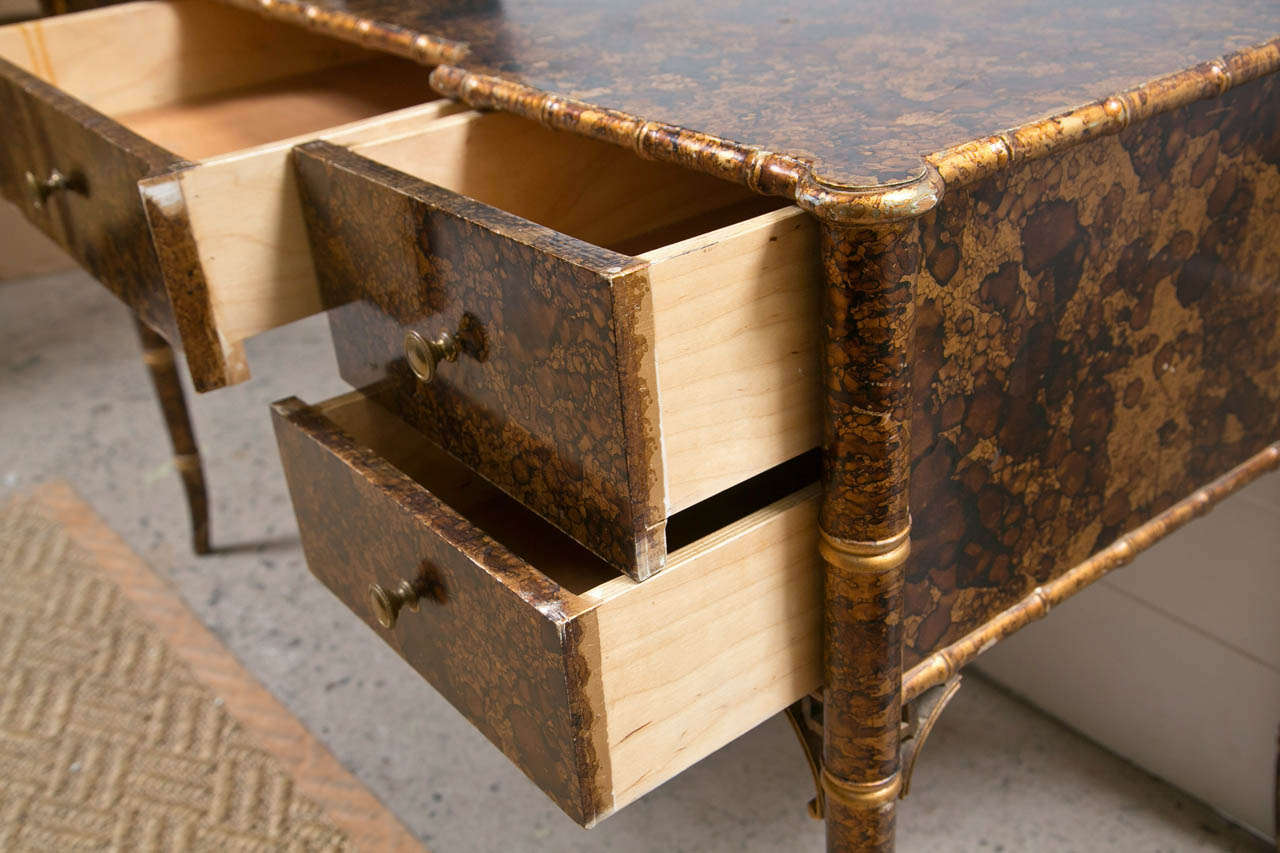 tortoise shell desk