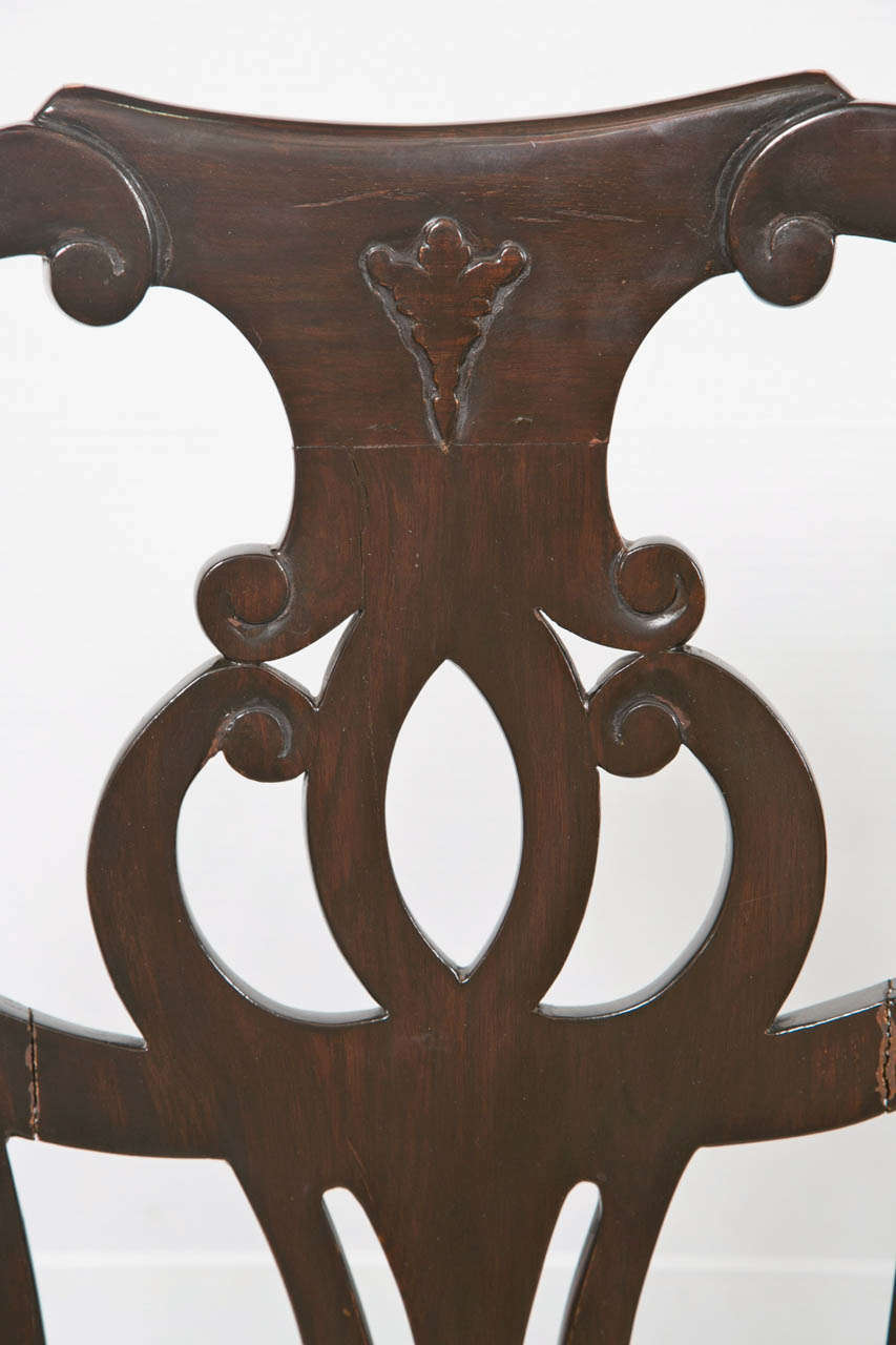 Chippendale Set of Ten Dining Chairs