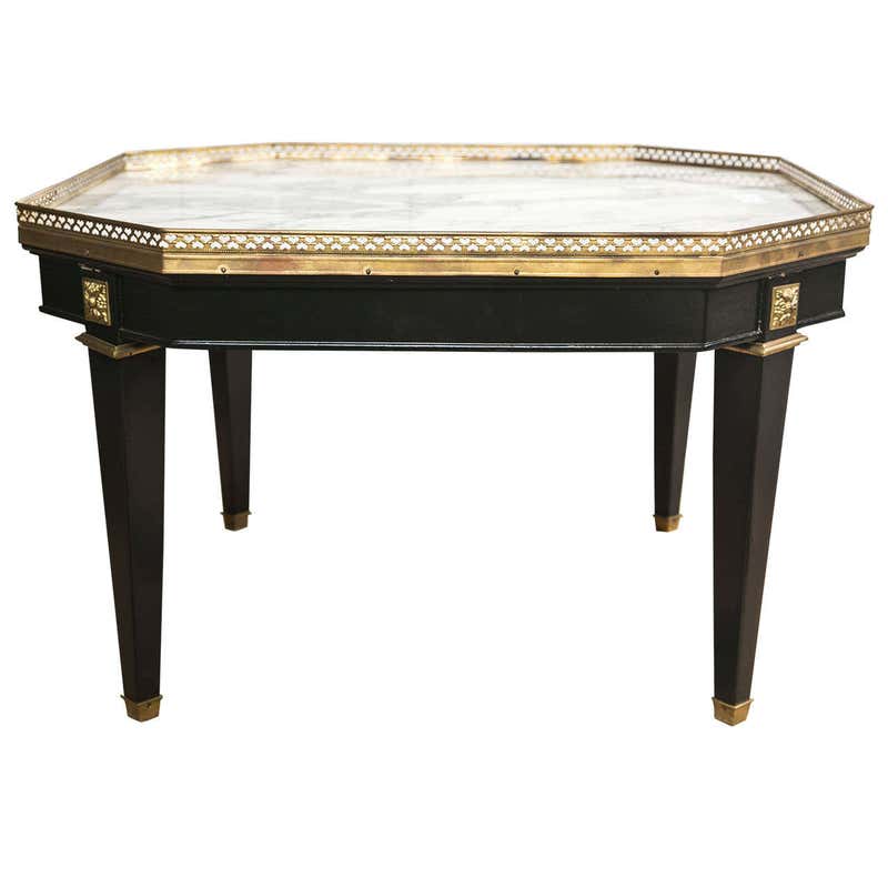 French Directoire Style Coffee Table by Jansen at 1stDibs