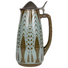 Peter Behrens  Deutscher Werkbund "Henkelkrug" Beer Pitcher circa 1907