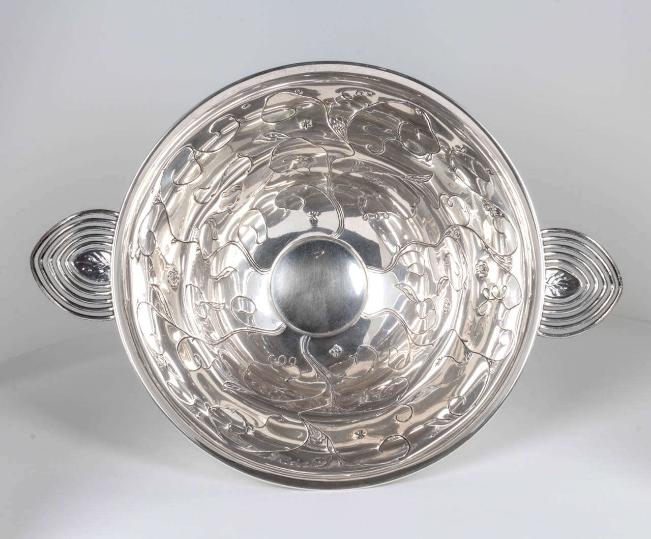 Scandinavian Modern / Art Deco Finnish Silver Presentation Bowl 1925 For Sale 3