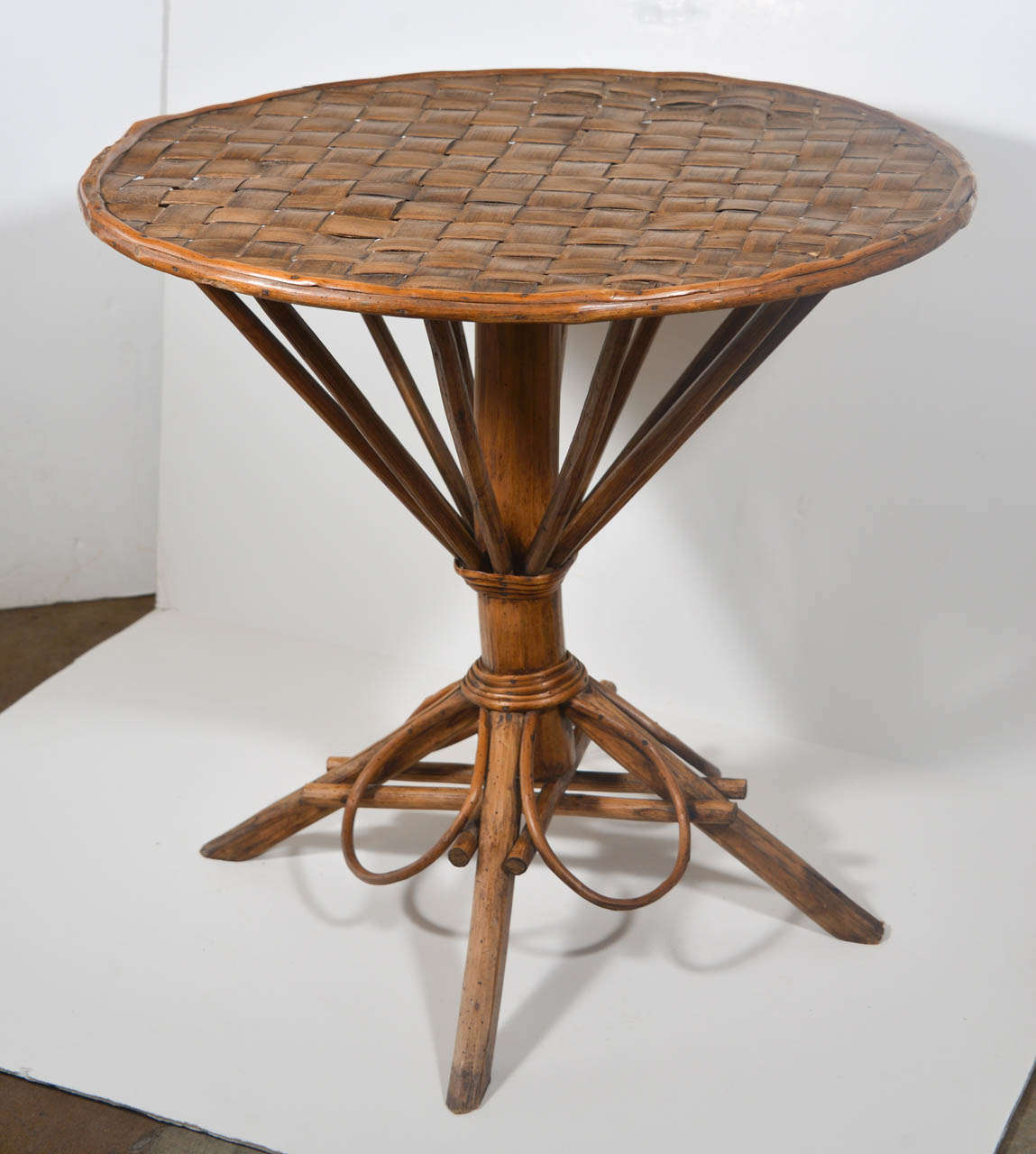 Rattan Round Table