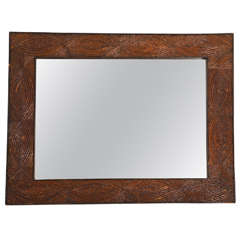 Pine Twig Folk Art Mirror 11