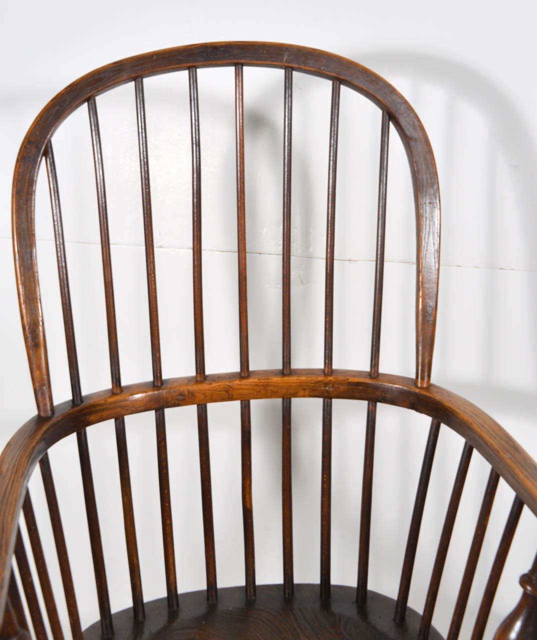 18th C.  Oak Windsor  Chair In Excellent Condition In Houston, TX