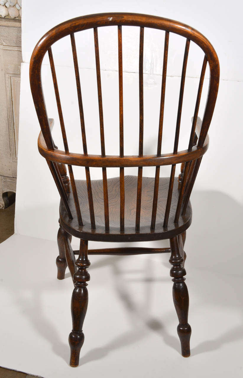 18th C.  Oak Windsor  Chair 3