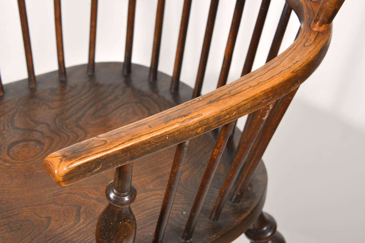 18th C.  Oak Windsor  Chair 4