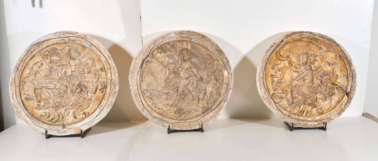 19th Century Trio of Very Large Plaster Molds at 1stDibs