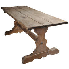 18th C. Dutch Oak Table.