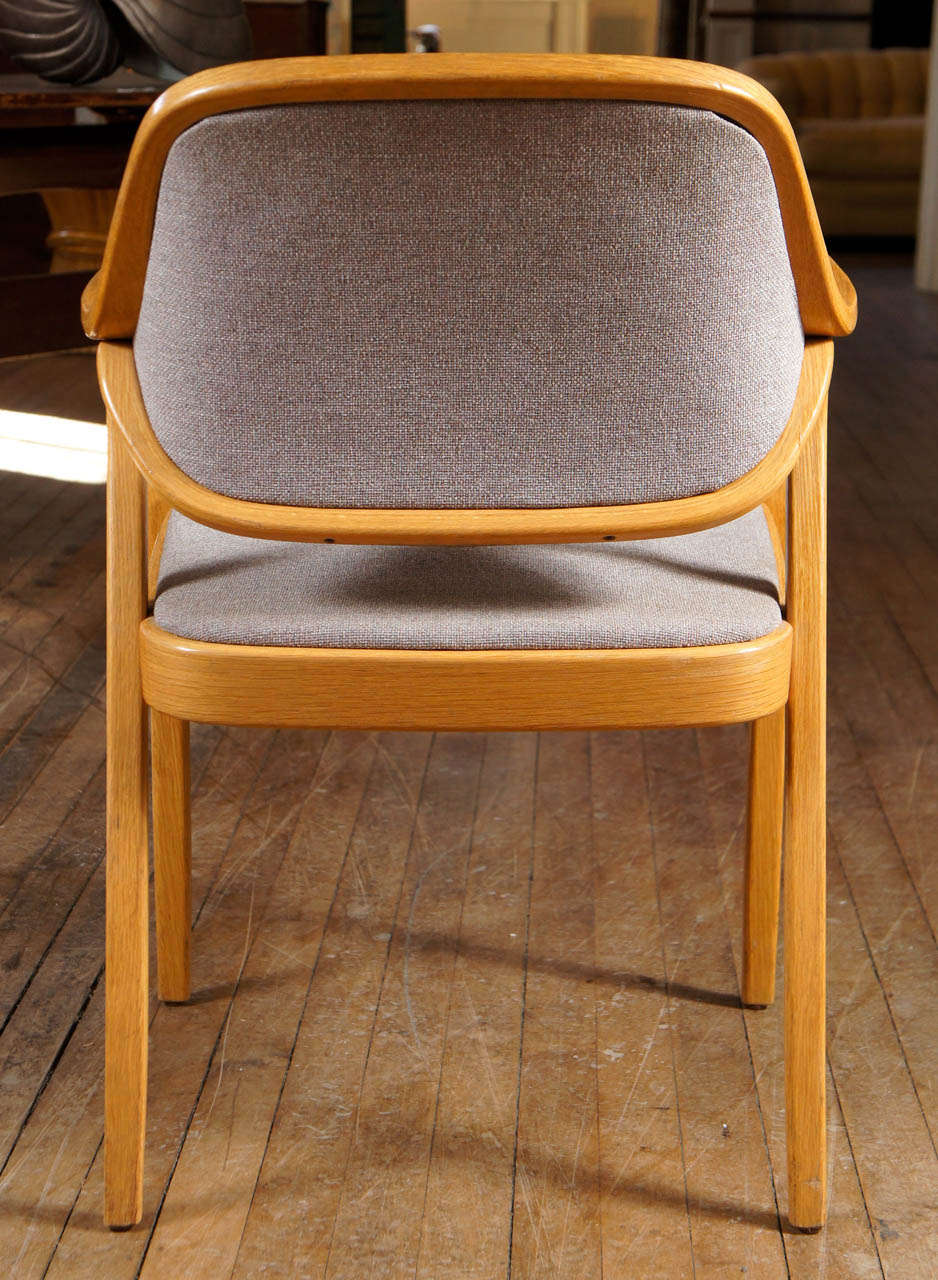 20th Century Pair Knoll Armchairs