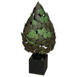 Italian Tole "Ivy Topiary" Table Ornament