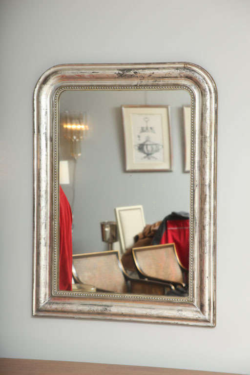 French Louis-philippe Silvered Mirror