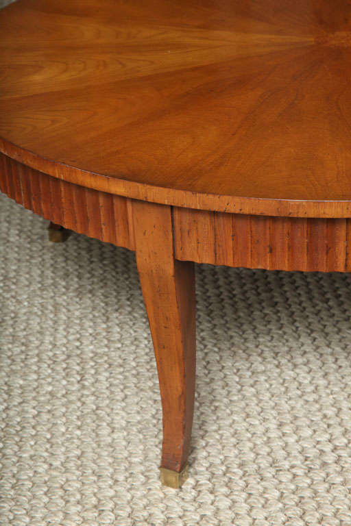 American A Round Baker Coffee Table