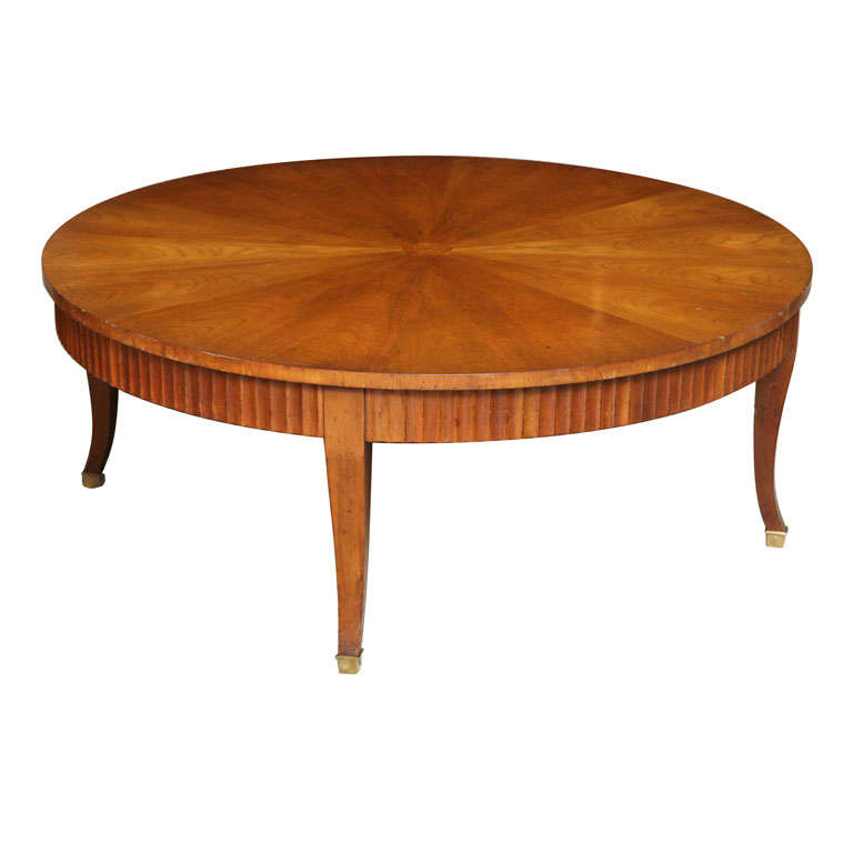 A Round Baker Coffee Table