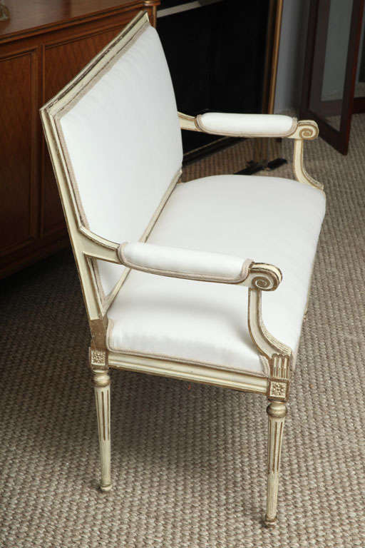 French Louis XVI Style Settee 3