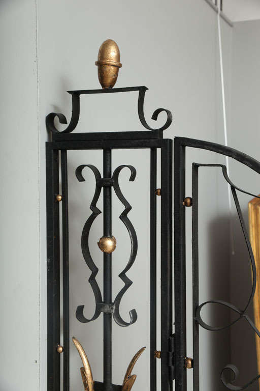 20th Century A Pair Of French Iron Gates