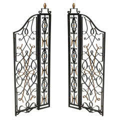 A Pair Of French Iron Gates