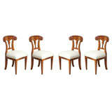 Set Of Four Beidermeier Side Chairs
