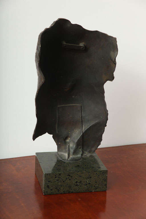 Bronze Figure of a Male Torso In Excellent Condition In Montreal, QC