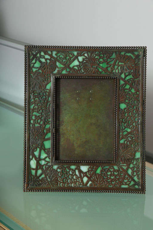 Tiffany Studios Grapevine Pattern Picture Frame