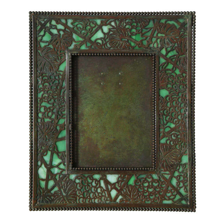 Tiffany Studios Grapevine Pattern Picture Frame