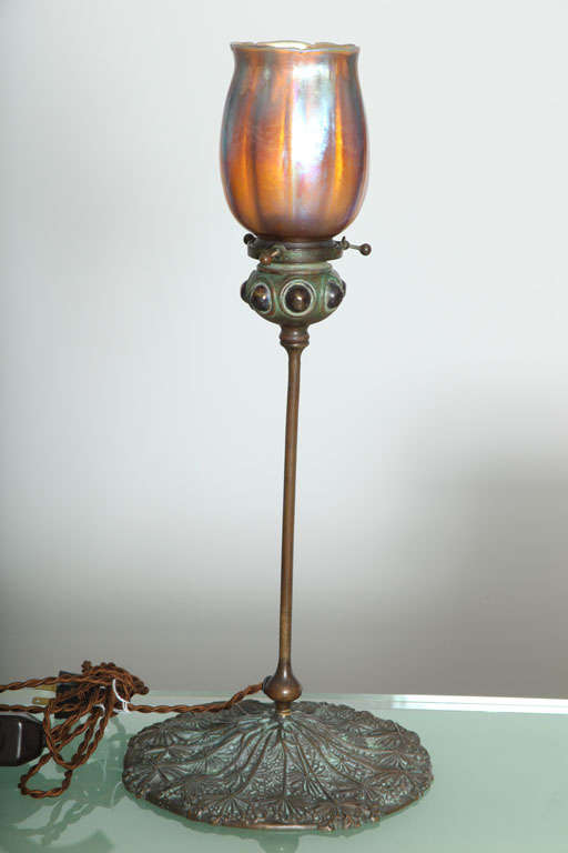 Tiffany Studios Queen Anne's Lace Candlestick at 1stdibs