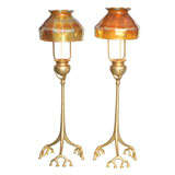 Tiffany Studios Organic Root Candlesticks