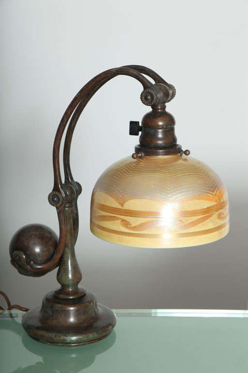 Tiffany Studios Counter Balance Desk Lamp