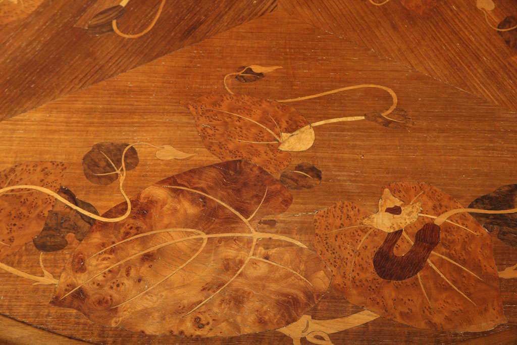 Wood Pair of Art Nouveau Side Tables by, Louis Majorelle