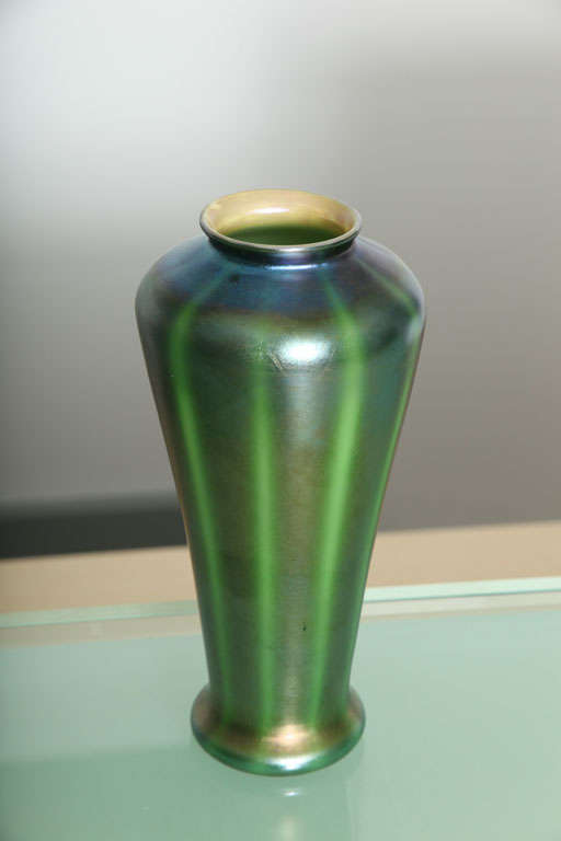 Tiffany Favrile Decorated Vase at 1stdibs