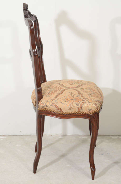 Pair of French  Side Chairs For Sale 3