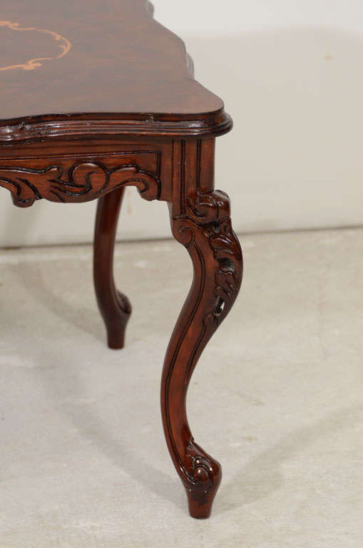 An Italian Carved Rococo Style Coffee Table 1