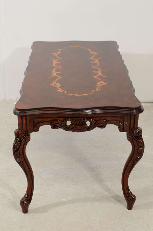 An Italian Carved Rococo Style Coffee Table 6
