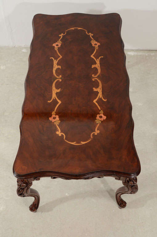 An Italian Carved Rococo Style Coffee Table 7