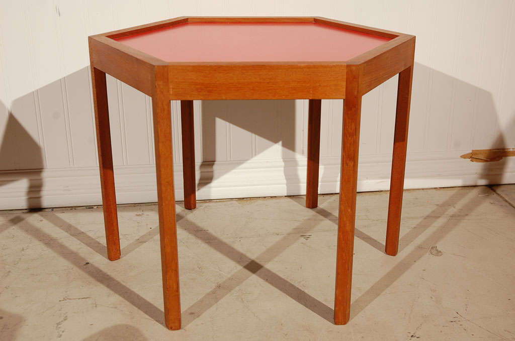 Hans C. Andersen Hexagonal Side Tables 3