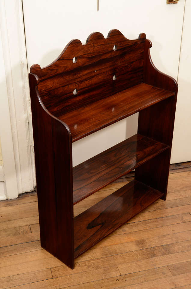 A very nice quality rosewood three tier shelf Ca 1840 