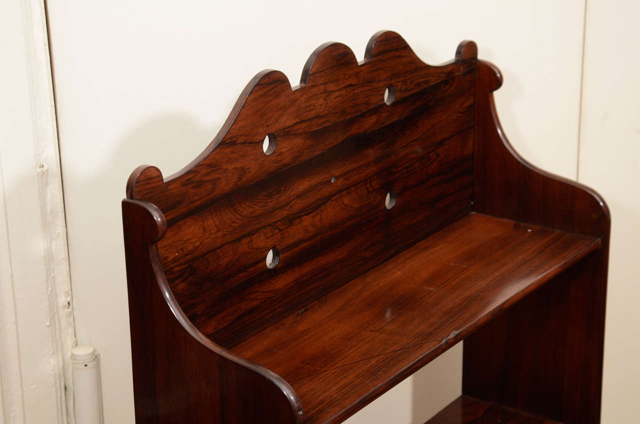 Rosewood Shelf  In Excellent Condition For Sale In New York, NY