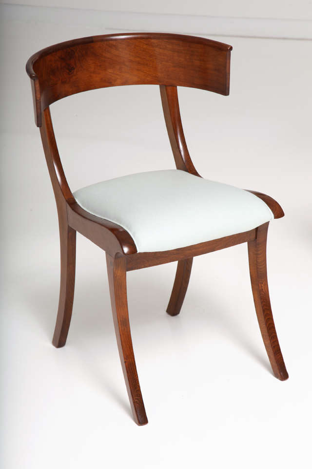 A Pair of Danish Klismos Chairs