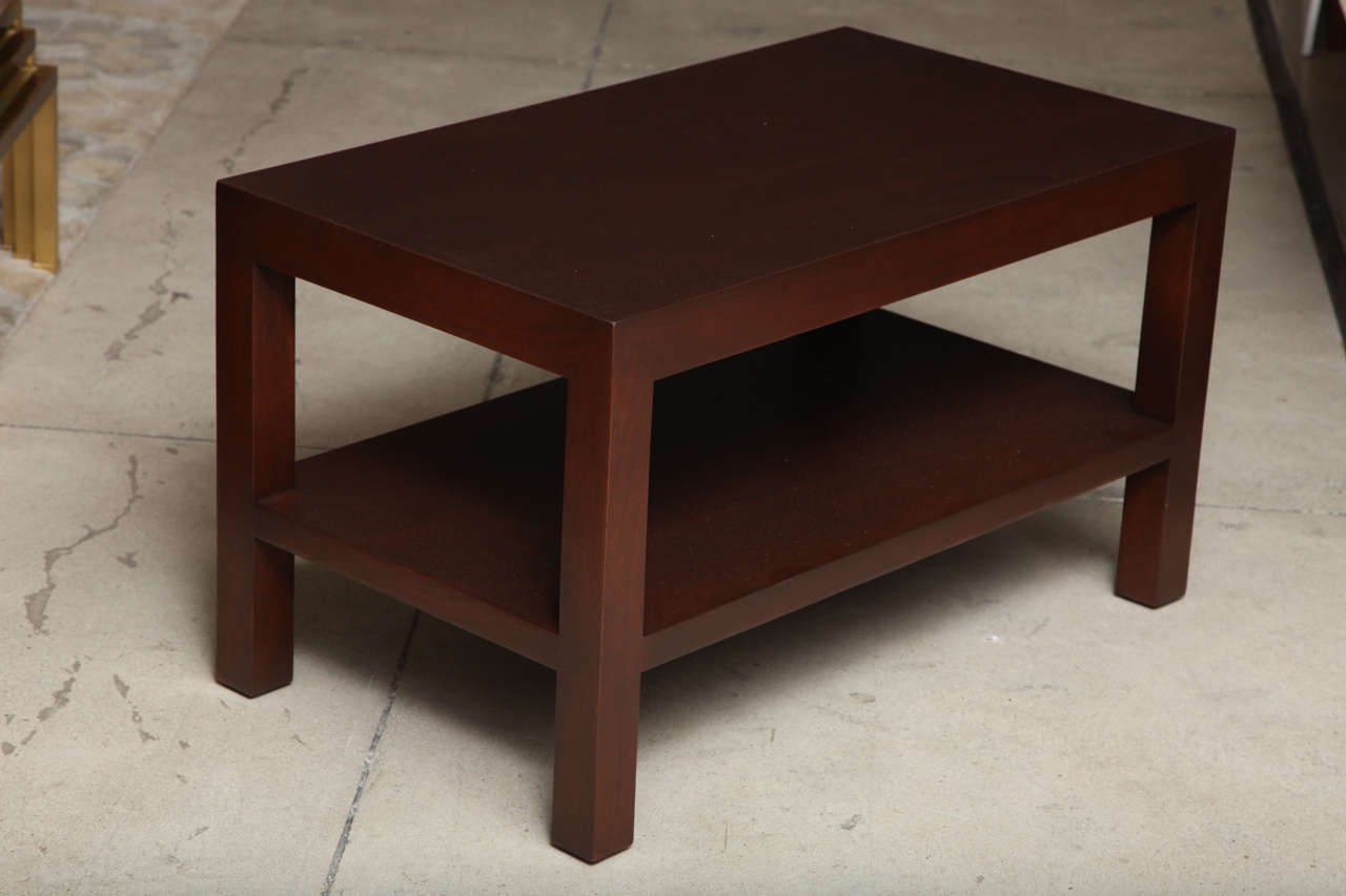 Mid-20th Century Walnut Side Tables by Edward Wormley For Sale