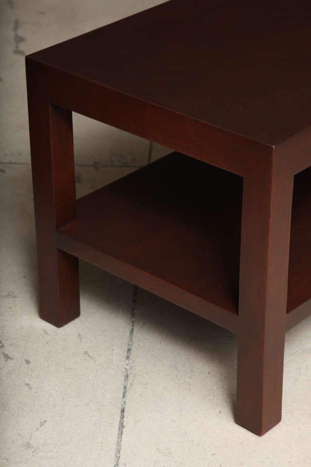 Walnut Side Tables by Edward Wormley For Sale 1