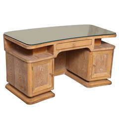 French Cerused Oak Desk French Cerused Oak Desk