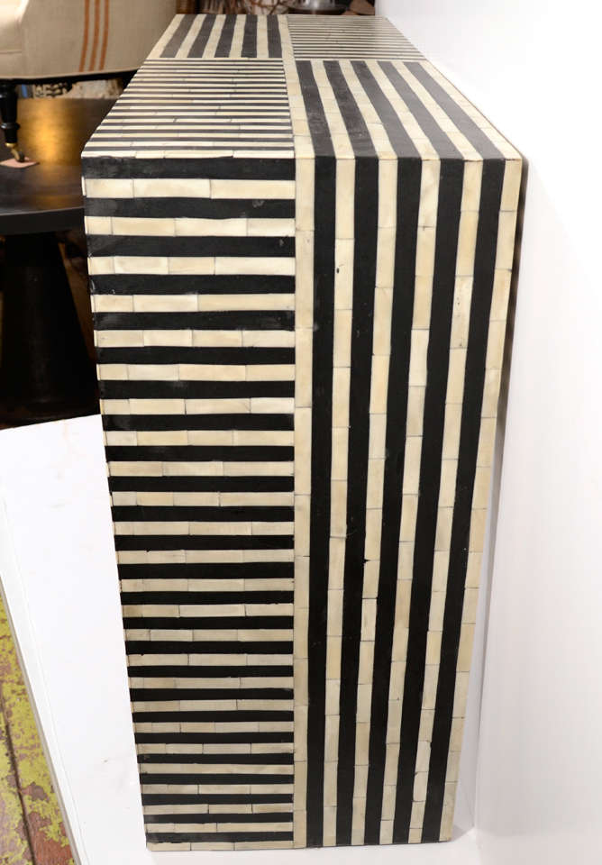 Indian Striped Bone Console For Sale 3
